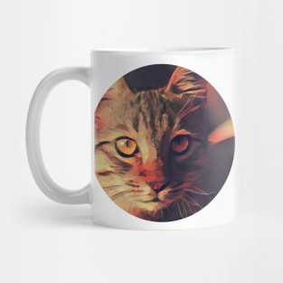 Bright-Eyed floppy cat Mug